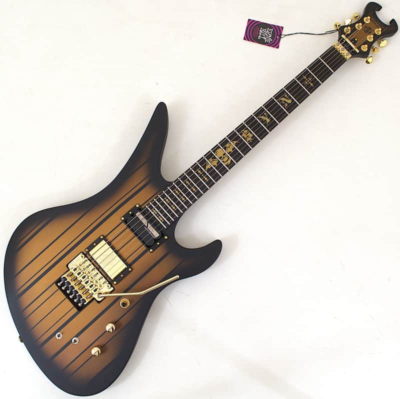 Schecter Synyster Custom-S Guitar Satin Gold Burst B-Stock 0664 image 1