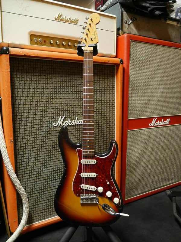 Fender Stratocaster serie L Refine Sunburst 1963 image 1