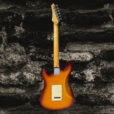 Aslin Dane AST-4 Strat style with glossy maple fingerboard - Vintage Sunburst image 7