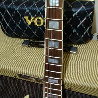 3 Humbuckers Harley Benton DC-600 VI SG Cream With Upgraded Pickups (Iron Gear) - Like Epiphone G400 image 6