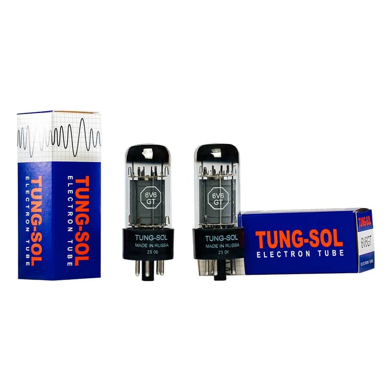 Tung-Sol 6V6GT Power Tubes Platinum Matched Pair image 1