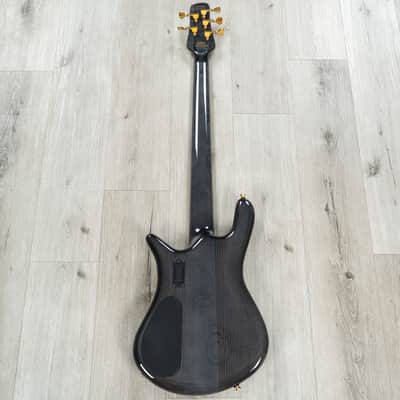 Spector Euro 5 CST Custom 5-String Bass, Ebony Fretboard, Natural Black Burst Gloss image 6