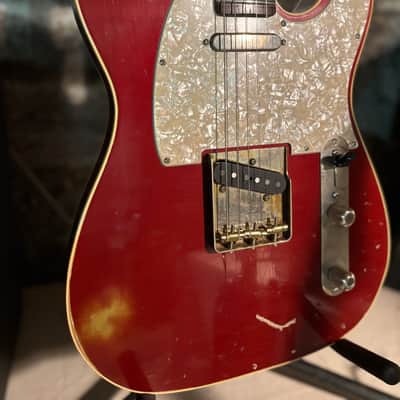 Karge Guitars T style 2024 - Aged DuPont Duco ‘57 Chevrolet Maroon image 3