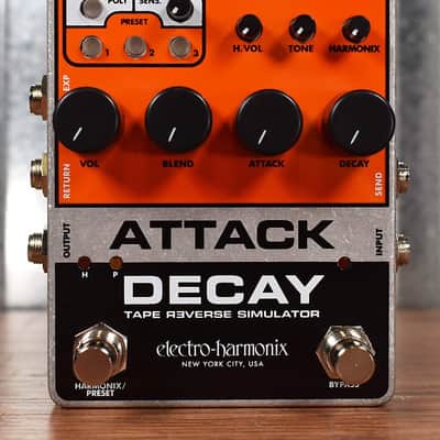 Electro-Harmonix EHX Attack Decay Tape Reverse Simulator Guitar Effect Pedal image 1