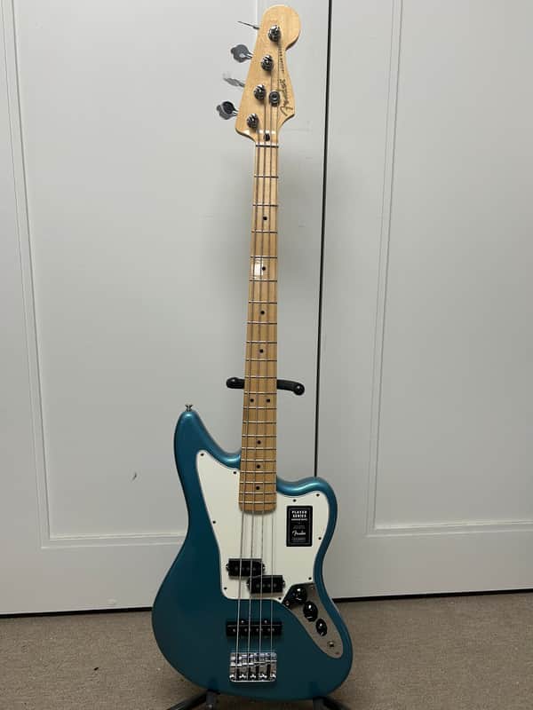 Fender Player Jaguar Bass with Maple Fretboard - Tidepool image 1