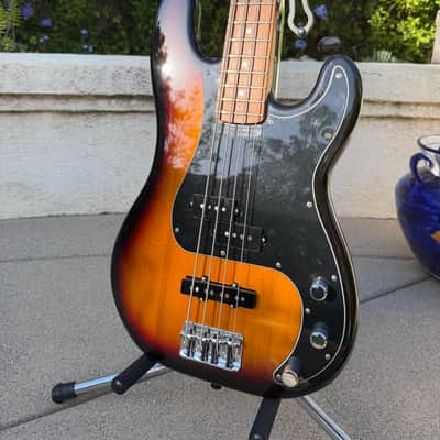 2002 Squier Standard Precision Bass Special P/J – 3-Color Sunburst - String-Through image 17