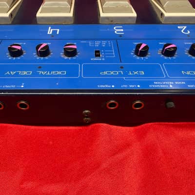 Ibanez PUE5 Guitar Multi-Effect 1980s - Blue image 4