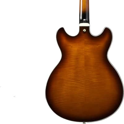 Ibanez AS93FML Artcore Expressionist Left-Handed Semi-Hollow Electric Guitar, Ebony Fingerboard, Violin Sunburst image 3