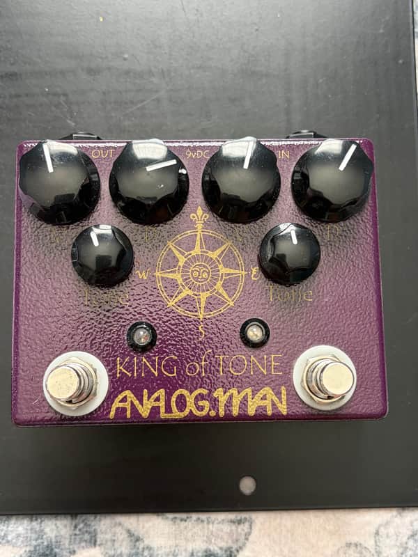 Analogman King of Tone V4 with Both Side High Gain Option | Reverb