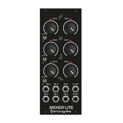 Erica Synths Black Mute Mixer Eurorack Module | Reverb