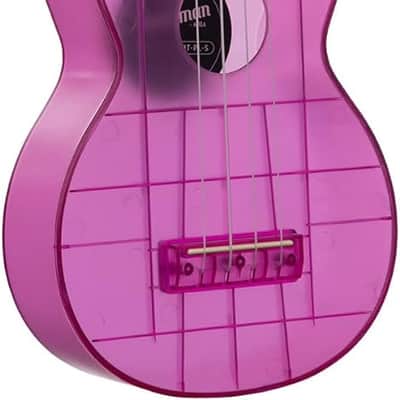 Kala KA-WMT-PL-S Soprano Waterman Sea Glass Ukulele - Amethyst Purple image 1