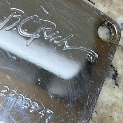 B.C. Rich Neck Plate - Chrome image 1