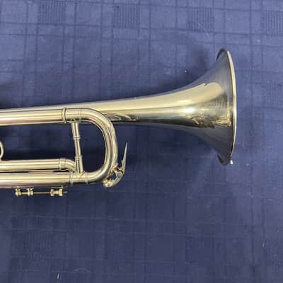 Used Benge Resno Tempered Bell 3 MLP Bb Silver Trumpet Just Serviced with Case image 6