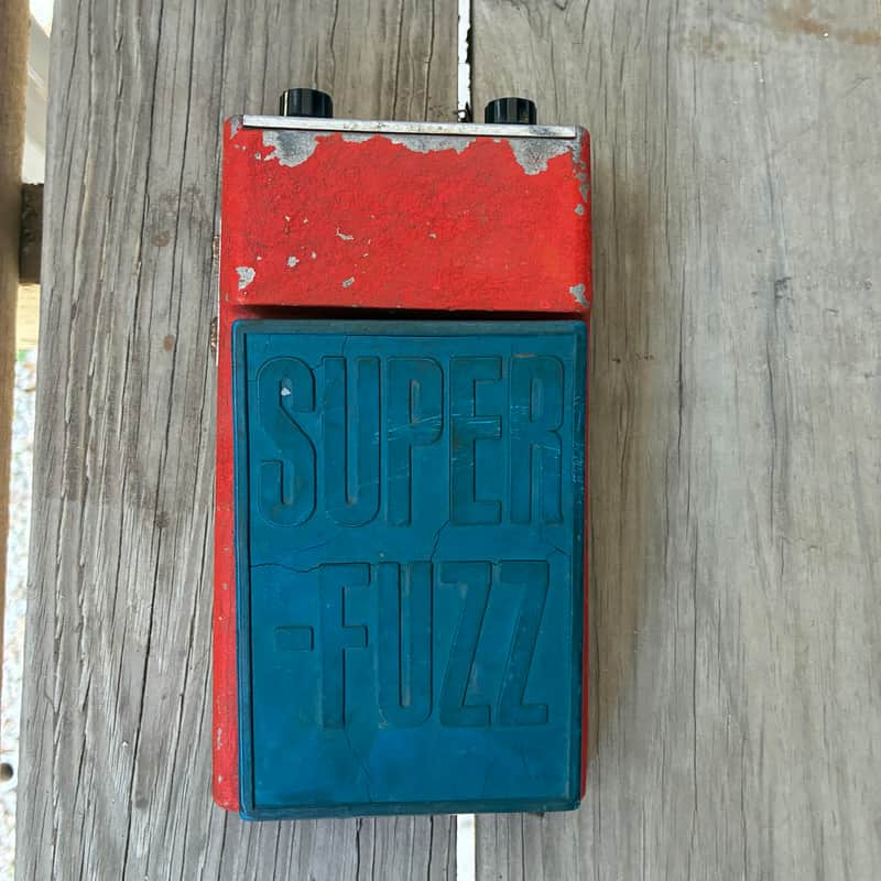 Univox Super Fuzz 1968 - 1978 - Metal vintage electric guitar pedal octave fuzz image 1