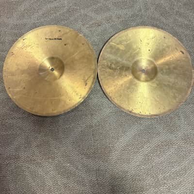 2 Piece Brass Cymbal Pack - 14" Hi-Hats & 18" Crash Ride image 2