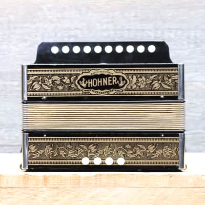 Hohner Vienna 1-Row 4-Bass 10-Treble Button "C" Diatonic Accordion - Germany image 1