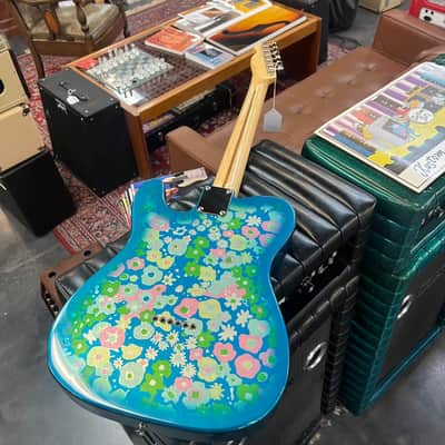 Fender TL-69 Telecaster MIJ 1983 - 2015 - Blue Flower image 4