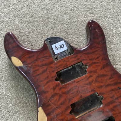 Qulted Maple Top 7 String Guitar HH Body image 4