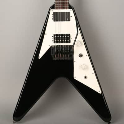 Epiphone Flying V Floyd Rose - 1989 Korea - MIK - Black Metallic w/HSC image 1