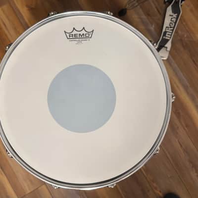 Pearl IP1465 Ian Paice Signature 14x6.5" Stainless Steel Snare Drum 2010s - Chrome Over Steel image 7