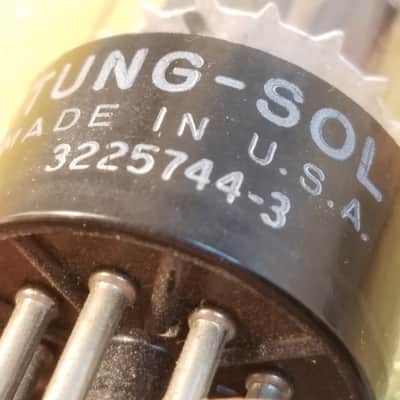 Tung-Sol 4% tight Matched Pair (2) 6SN7GTB tNOS AT1000 TESTED Vacuum Tubes T7 tall glass dual triode 1956-1961 image 16