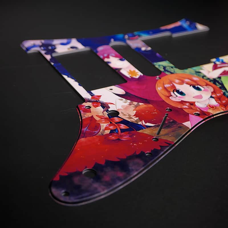 Memories of Dahlia #1 / Ibanez Pickguard / RG350 / JEMJR / Graphic / Stormguitar image 1