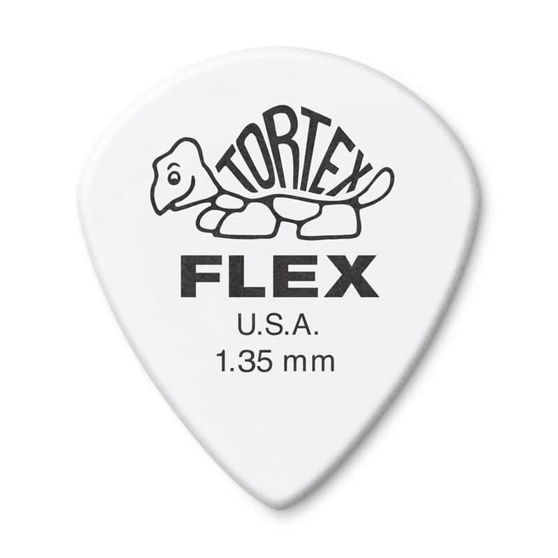 Dunlop 468P135 Tortex Flex Jazz III 1.35mm Guitar Picks (12-Pack) image 1