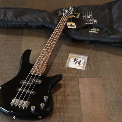 Ibanez Gio Mikro GSRM20 4-String Bass Black + Gig Bag image 1