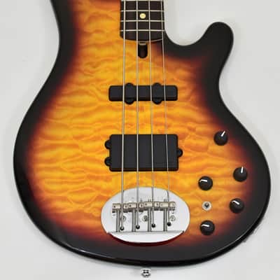 Lakland Skyline 44-02 Deluxe Bass in Three Tone Sunburst image 2