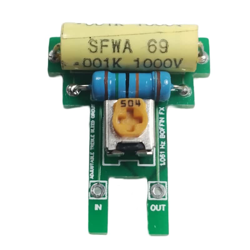 Boffin FX Guitar Adjustable Treble Bleed Circuit Direct Mount 1,061 Hz 2023 - Green image 1