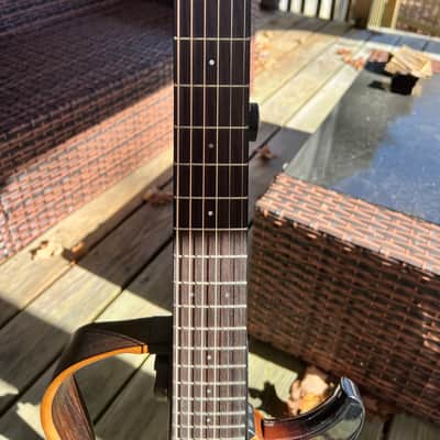 Yamaha SLG200S Silent Guitar 2010s - Tobacco Sunburst image 4
