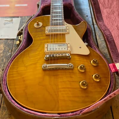 Gibson 2006 Yamano Ordered Custom Shop Special Order '59 Les Paul Standard Reissue Green Lemon image 2