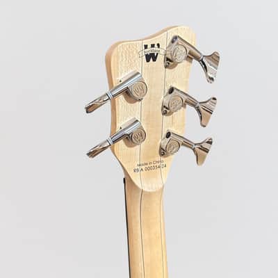 Warwick RockBass Corvette Basic 5 String Electric Bass Guitar - Ocean Blue Trans Satin image 11