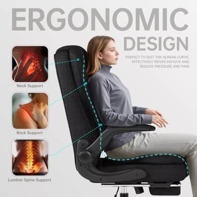 Music Studio Producer Chair – Ergonomic Big and Tall Recording Chair with Footrest, Adjustable Armrests, Breathable Mesh for Long Sessions image 2