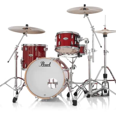 Pearl PMX Professional Maple Sequoia Red Lacquer Drums 20x14, 12x8, 14x14 Shell Pack | NEW | Authorized Dealer image 10