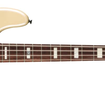 Fender Duff McKagan Signature Deluxe Precision Bass 4-String Bass Guitar, Rosewood Fingerboard, White Pearl image 2