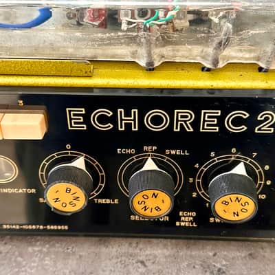 Binson Echorec 2 T7E Vintage Tube Delay Echo Gold image 11