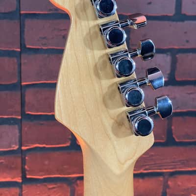 1998 Fender American Deluxe Stratocaster MN Crimson Red Transparent w/ Hard Case image 8