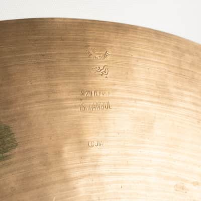 Zildjian 1945-49' K Zildjian Istanbul 20" Thin Ride Cymbal Old Stamp Type IIa 1,724g image 3