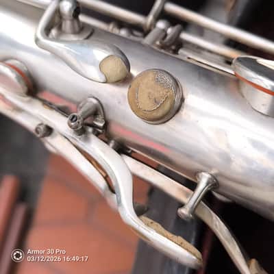 Frank Holton Tenor Saxophone WWI Military Issue (U.S.Q.M.C.) Serial #1092 Serial # 1092 1915 - 1915 image 10
