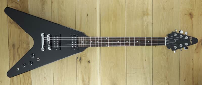 Gibson USA 80s Flying V Ebony 231420218 | Reverb