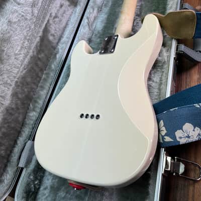 Risa ST 432 mini strat electric ukulele - Cream off white image 3