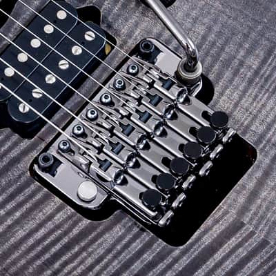 2019 Ibanez J Custom RG8570Z HSH AAA Flame Top Black Rutile w/ Tree of Life Inlay, Case & CoA image 8