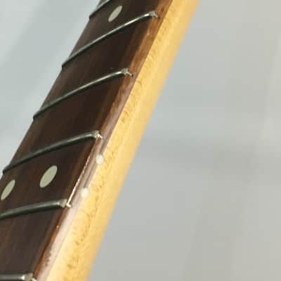 Fender Strat Left Handed Lefty Amber Finish Rock Maple Neck Stratocaster Vintage 1995 Reverse Bone Nut image 14