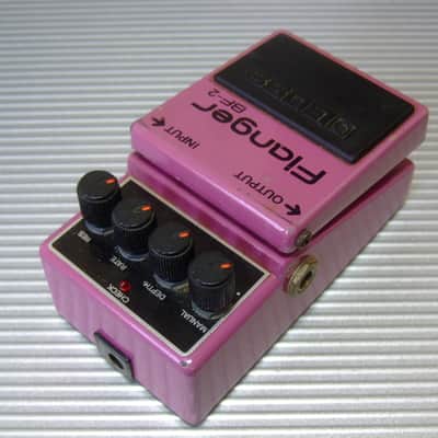 1981 Silver Screw Boss BF-2 Flanger / MIJ Made in Japan (Black Label) image 2