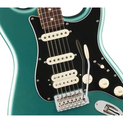 Fender American Professional Classic Stratocaster HSS - Faded Sherwood Green Metallic / Rosewood image 4