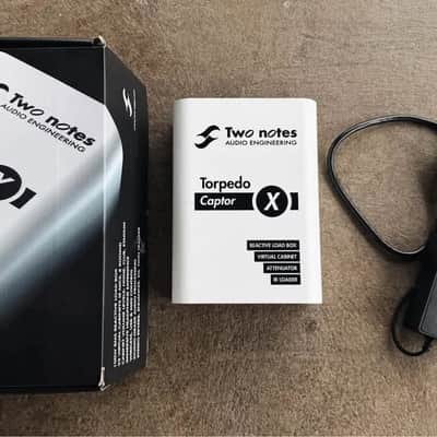 Two Notes Torpedo Captor X 16ohm Stereo Reactive Load Box / Attenuator 2020 - White image 1
