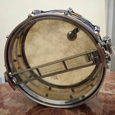 ROGERS DYNASONIC 5 X14" SNARE DRUM, COB, "BEAVERTAIL" LUGS, EXCEPTIONAL image 7