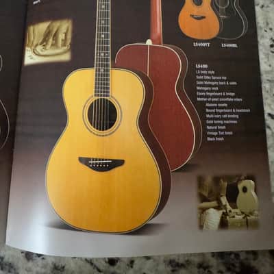 Yamaha Acoustic guitar catalog 2001 CJ32 CJX32 LL400 LL500 LS400 LS500 LLX LSX image 7