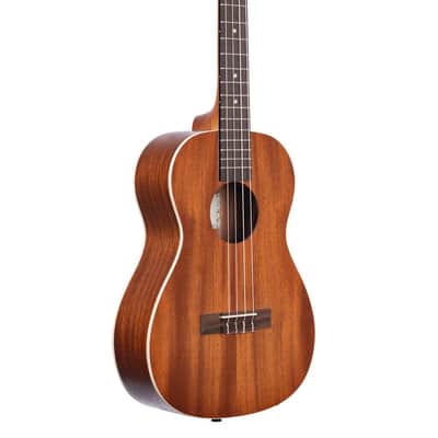 Kala KA-B Baritone Satin Mahogany Ukulele with Kala UB-B Bag image 4